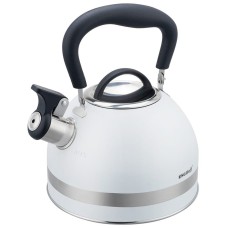 Czajnik stalowy Kinghoff KH-1852 do kuchni indukcyjnej 1,8 l biały