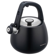 Czajnik stalowy Klausberg KB-7774 do kuchni na gaz i indukcję 2,5 l czarny matowy