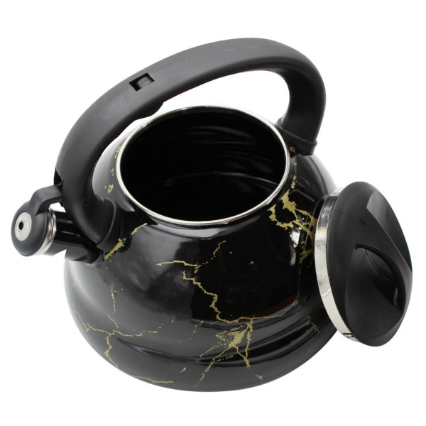Czajnik emaliowany Brunbeste Marble Gold BB-4553 3,0 l do gotowania wody