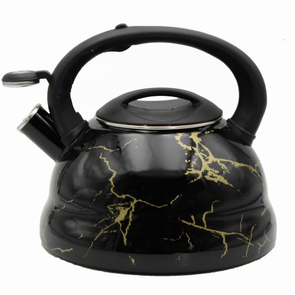 Czajnik emaliowany Brunbeste Marble Gold BB-4553 3,0 l do gotowania wody