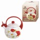 Czajnik emaliowany Kinghoff Roses KH-1910 2,0L do kuchenek indukcyjnych i gazowych