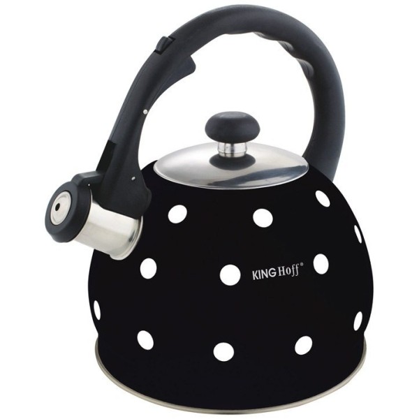 Czajnik emaliowany KiNGHOFF KH-1048 2,0L w groszki do gotowania wody