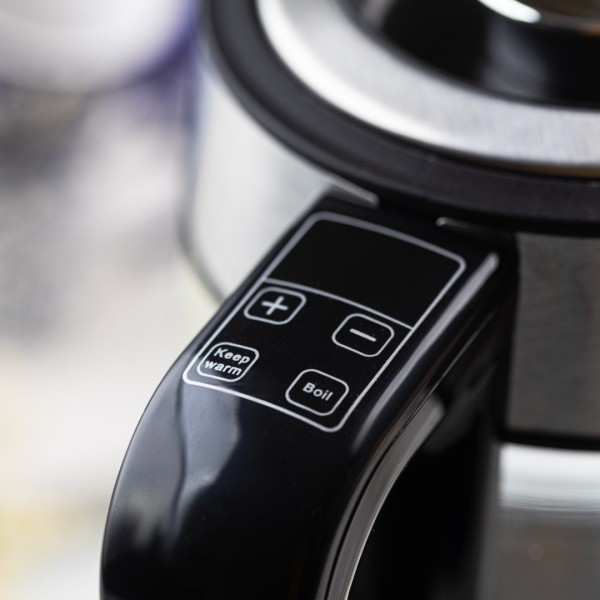 Czajnik elektryczny Klausberg KB-7888 szklany 1,7 l z regulacją temperatury do kawy i herbaty