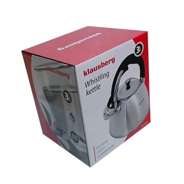 Czajnik stalowy Klausberg KB-7015 inox 3,0L do gotowania wody