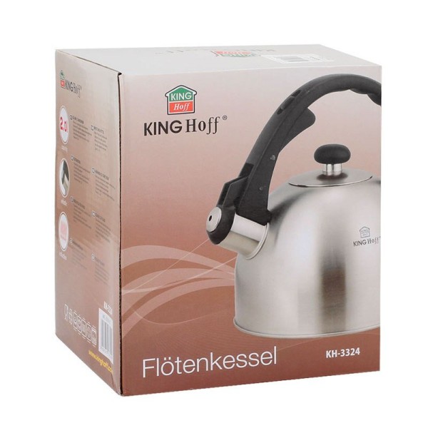 Czajnik stalowy KiNGHOFF KH-3324 1,5L do gotowania wody