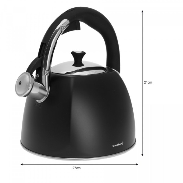 Czajnik stalowy Klausberg KB-7195 matowy 3,0L do kuchni