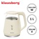 Czajnik elektryczny Klausberg KB-7893 kremowy 1.0L bezprzewodowy z regulacją temperatury
