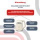Czajnik elektryczny Klausberg KB-7893 kremowy 1.0L bezprzewodowy z regulacją temperatury