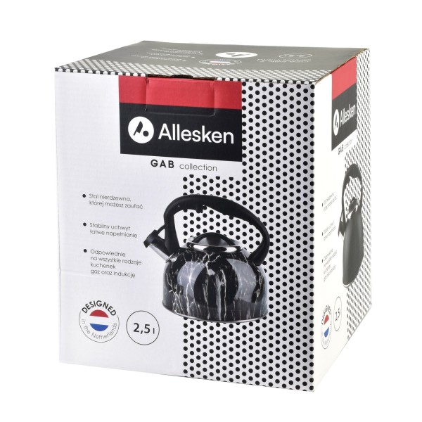 Czajnik GAB BLACK 2,5L do kuchni