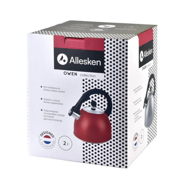 Czajnik OWEN RED 2,0L do gotowania wody w kuchni