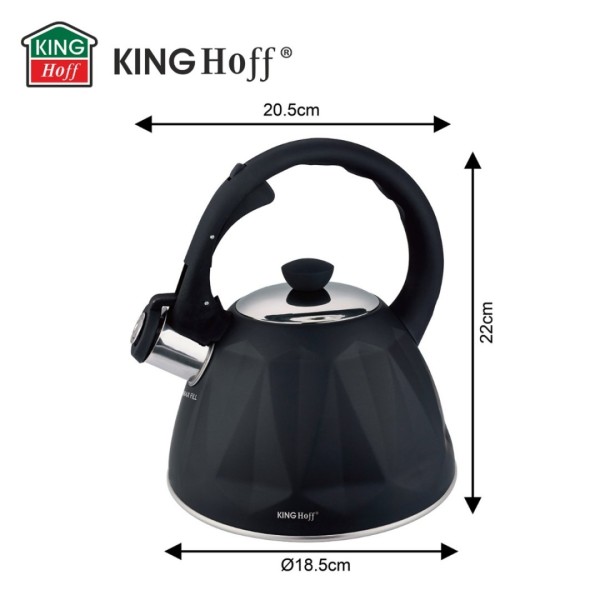 Czajnik z gwizdkiem Kinghoff KH-1997 (2 l)