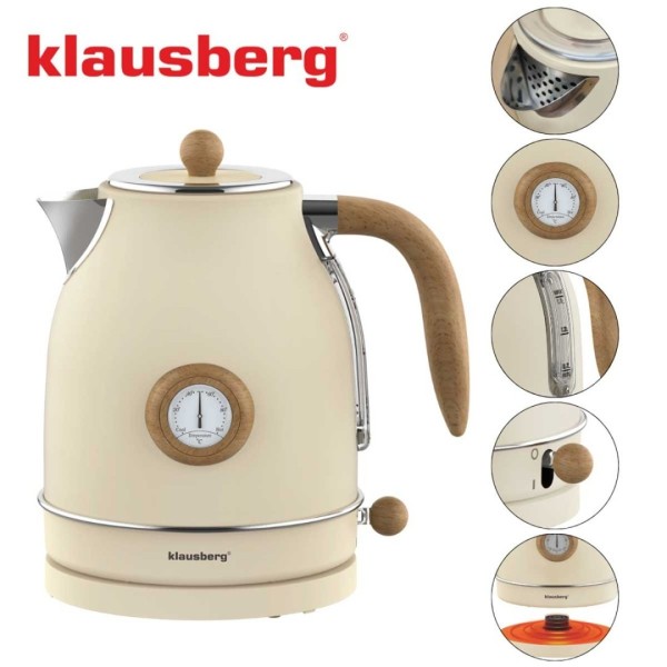 Електричний чайник Klausberg KB-9006 RETRO (1,7 л)