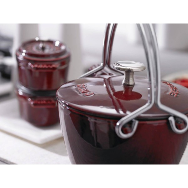Чайник Staub Czajnik 1.15 l Гренадиновий для приготування чаю та кави