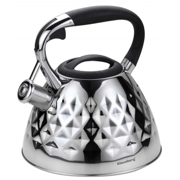 Czajnik stalowy Klausberg KB-7413 Diamond 3,0 l satynowy do kawy i herbaty