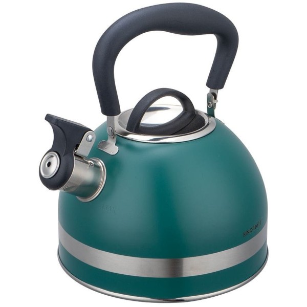 Czajnik stalowy Kinghoff KH-1855 1,8L zielony na gaz i indukcję