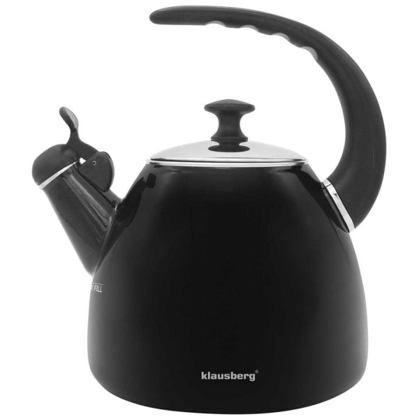 Czajnik stalowy Klausberg KB-7403 2,8L czarny do gotowania wody