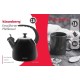 Czajnik stalowy Klausberg KB-7403 2,8L czarny do gotowania wody