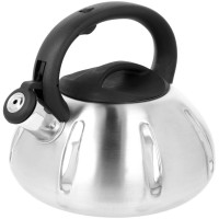 Czajnik stalowy z gwizdkiem, BRUNBESTE BB-1314, 3L, gaz/ indukcja, srebrny połysk, Czajnik kuchenna, wyposażenie kuchni, akcesoria do kawy i herbaty, Czajniki