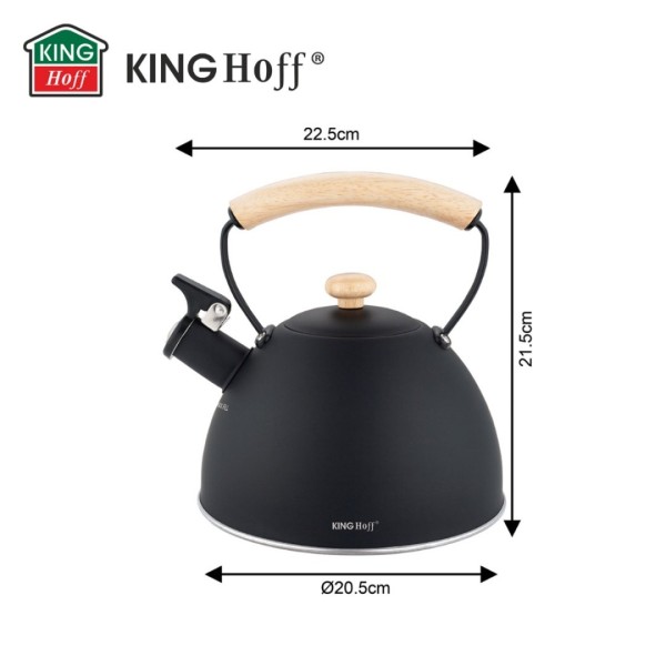 Czajnik z gwizdkiem Kinghoff KH-1999 (2,5 l)