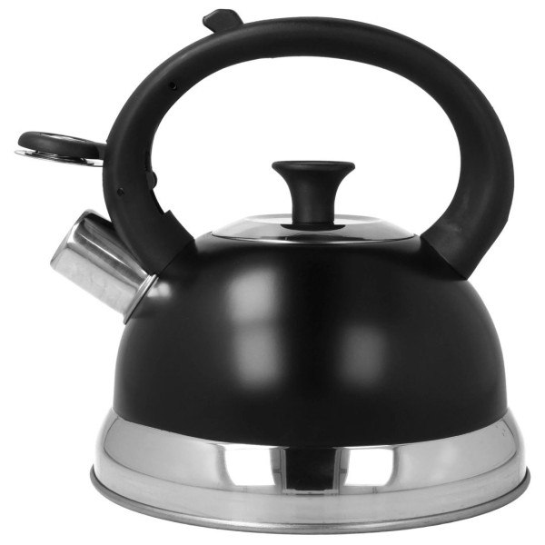 Чайник Brunbeste Czajnik stalowy z gwizdkiem tradycyjny na indukcję 2.5L czarny BB-2392