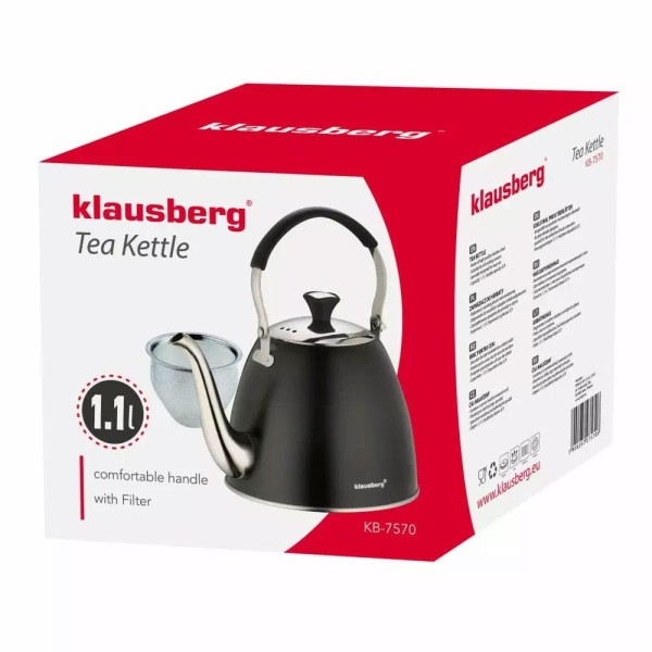 Czajniczek Klausberg KB-7570 do zaparzania herbaty i ziół 1,1 l