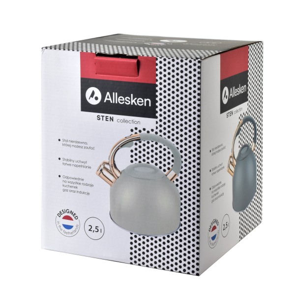 Чайник кухонний Sten Gold 2,5 л для швидкого заварювання чаю та кави