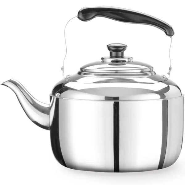 Кип’ятильник Hendi 624302, чайник із нержавіючої сталі 6 л, для заварювання та подачі чаю/води