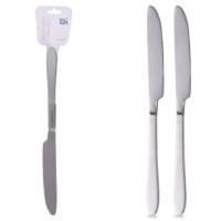 Noże stołowe, Excellent Houseware 139407 — komplet 2 noży obiadowych, stalowe