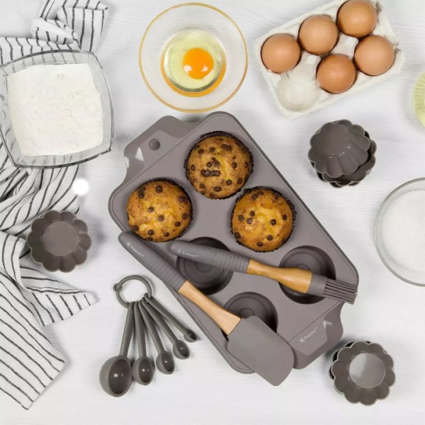 Akcesoria silikonowe Kassel 93703 zestaw do pieczenia muffinek