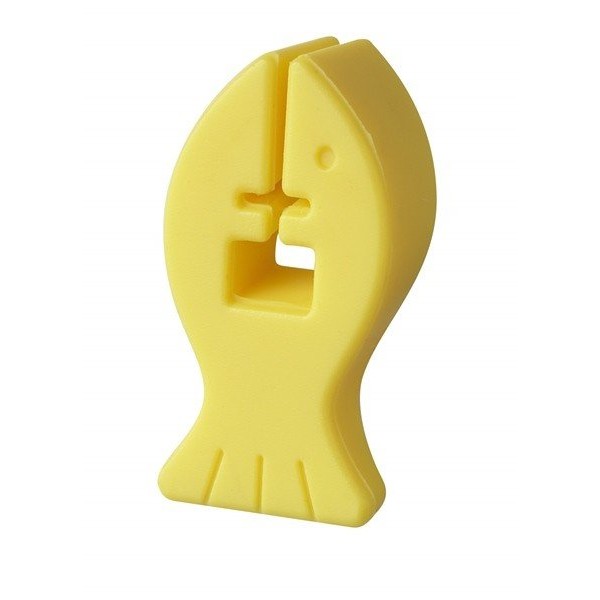 Akcesoria silikonowe, brak marki Podpórka silikonowa do przyborów kuchennych, żółta