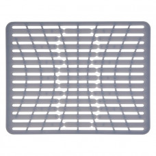 Килимок для миття посуду OXO GoodGrips (32×41 см, силіконовий, сірий)