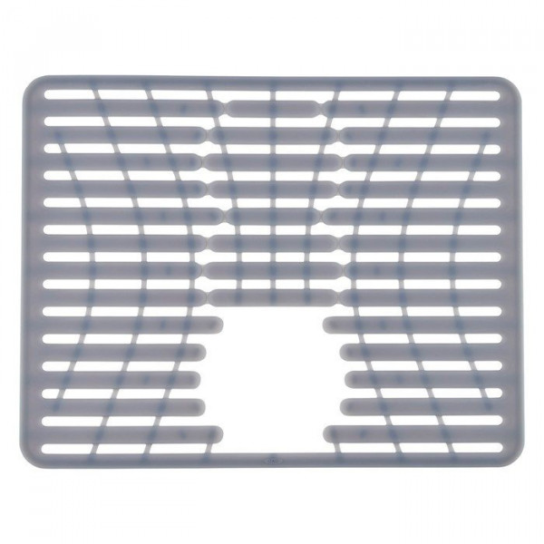 Килимок для миття посуду OXO GoodGrips (32×41 см, силіконовий, сірий)