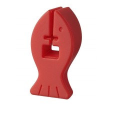 Akcesorium silikonowe, brak marki, Podpórka do przyborów kuchennych, czerwona
