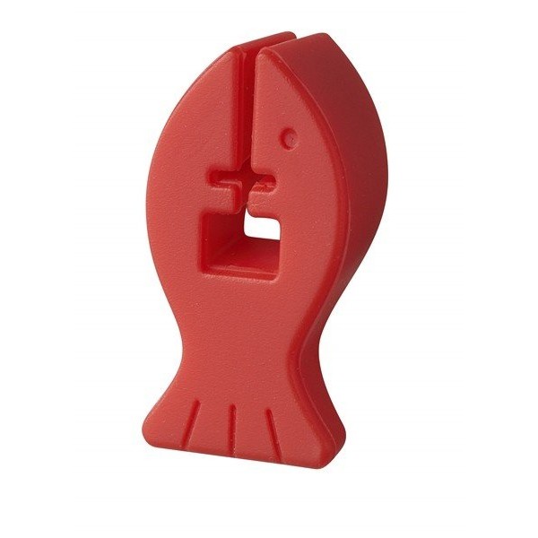 Akcesorium silikonowe, brak marki, Podpórka do przyborów kuchennych, czerwona