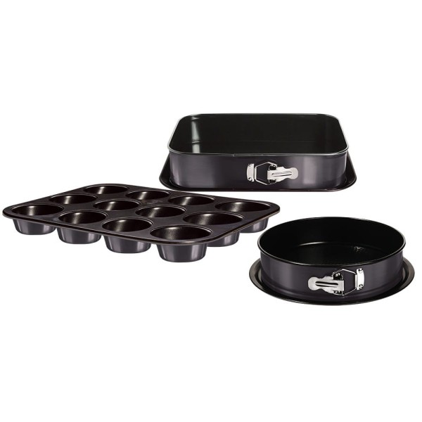 Zestaw form do pieczenia Berlinger Haus Carbon Pro BH-7637, 3 elementy