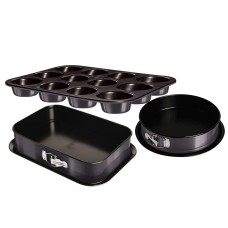 Форми для випікання Berlinger Haus Carbon Pro BH-7637, набір 3 шт, для домашньої випічки