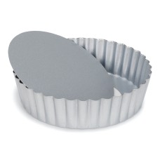 Forma do tarty Patisse Silver-Top 25 cm głęboka z wyjmowanym spodem