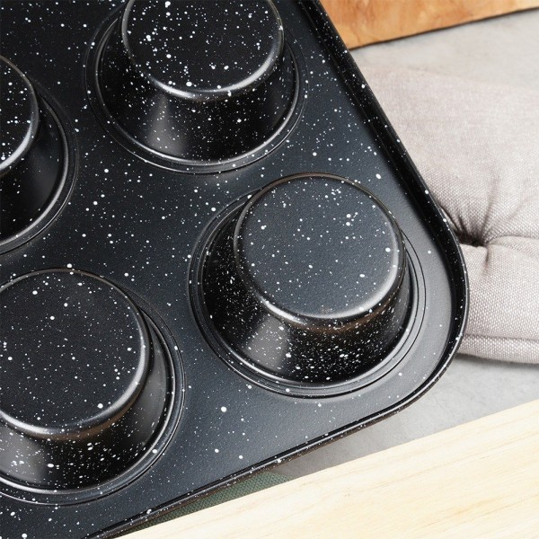 Форма для випікання, Vilde, 12 мафінів (міні-кексів) гранитова 35×26.5 см, 279014