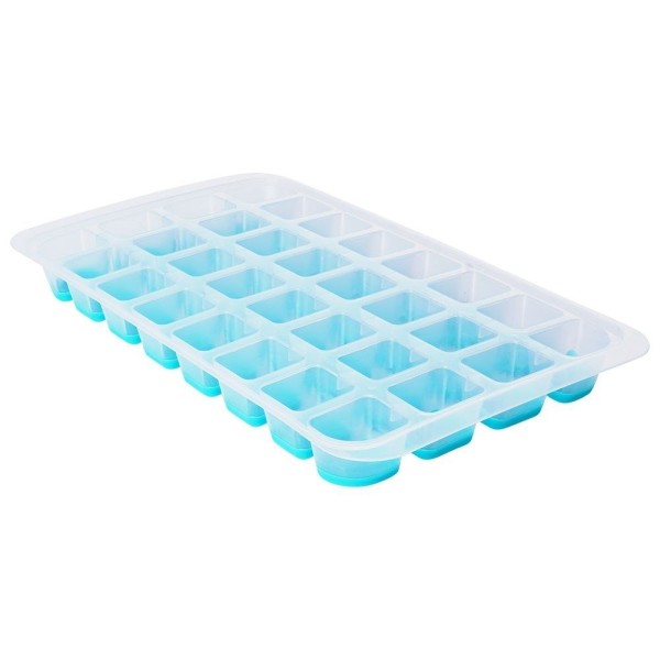 Силіконова форма для кубиків льоду на 32 кубики льоду, мікс кубиків льоду, EXCELLENT HOUSEWARE 259141