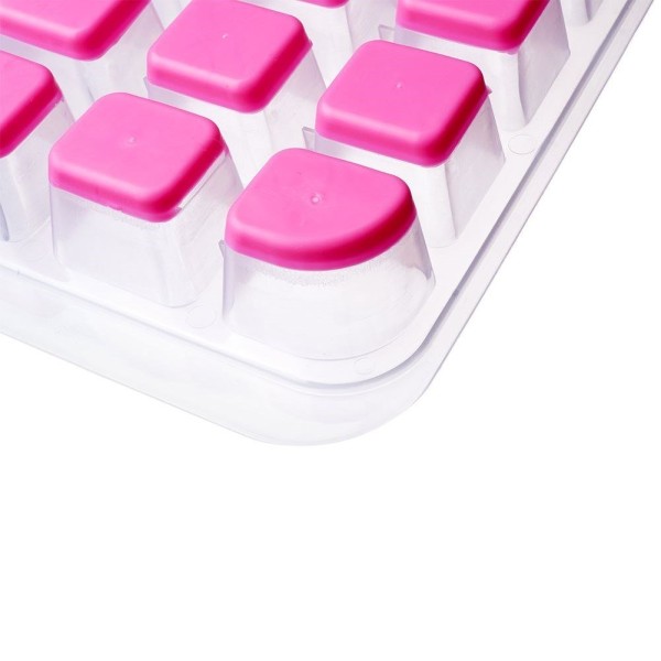 Силіконова форма для кубиків льоду на 32 кубики льоду, мікс кубиків льоду, EXCELLENT HOUSEWARE 259141