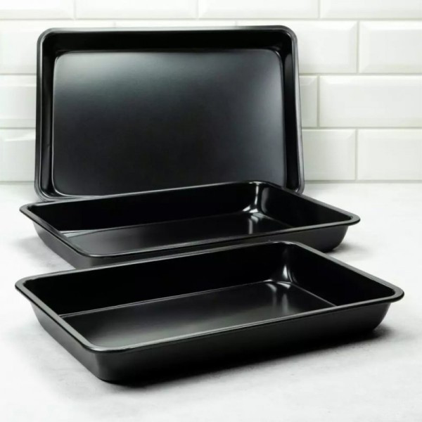 Formy do pieczenia, Kinghoff KH-1069, marmurkowe 3 szt.