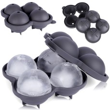 Форма для льоду, Excellent Houseware, kule lodowe 259228 — контейнер для кульок льоду, для напоїв та коктейлів