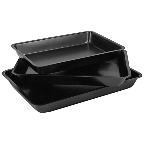 Zestaw 3 form do pieczenia kinghoff KH-4199 non-stick blaszanych