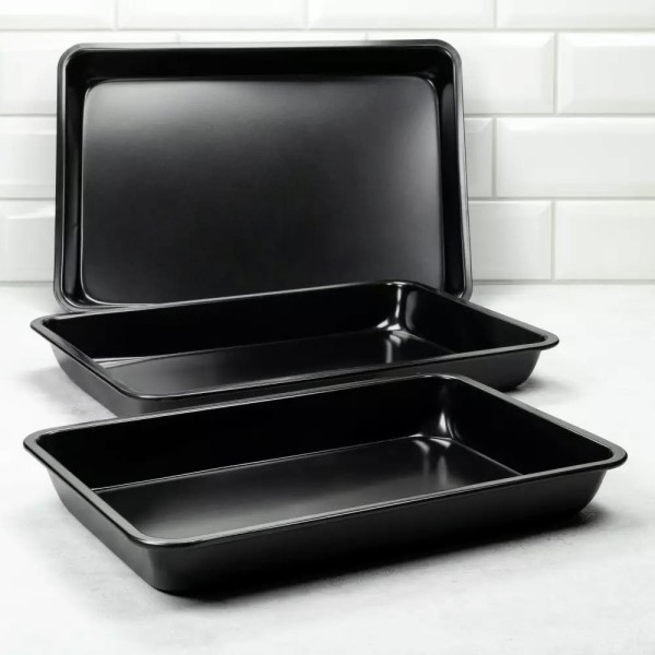 Zestaw 3 form do pieczenia kinghoff KH-4199 non-stick blaszanych
