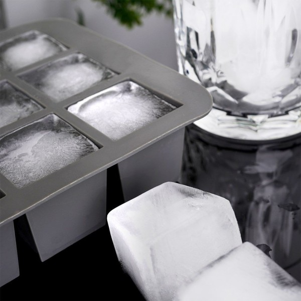 Силіконова форма для льоду на 12 кубиків льоду, великі кубики, EXCELLENT HOUSEWARE 259655