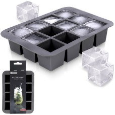 Форма для льоду, EXCELLENT HOUSEWARE, silikonowa 12 великих кубиків — контейнер для напоїв і коктейлів