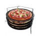 Zestaw form do pieczenia pizzy Kinghoff KH-1553 ze stelażem, 4 sztuki