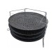 Zestaw form do pieczenia pizzy Kinghoff KH-1553 ze stelażem, 4 sztuki