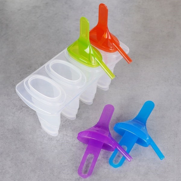 ФОРМА ДЛЯ МОРОЗИВА, 4 ШТУКИ, СОРБЕТ, ВІДМІННИЙ ПОСУД ДЛЯ ДОМАШНЬОГО ОБСЛУГОВУВАННЯ 122221