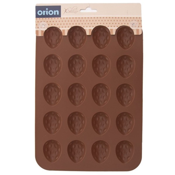 Forma do pieczenia Sillinie Orion 151720 silikonowa brązowa orzechy